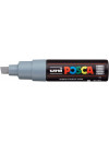 Posca grey chisel tip marker