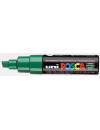 Posca dark green chisel tip...