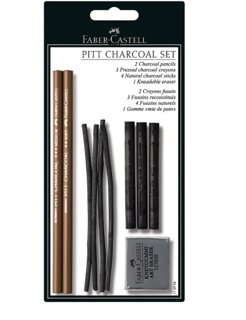 Set: 2 Charcoal Pencils, 3...