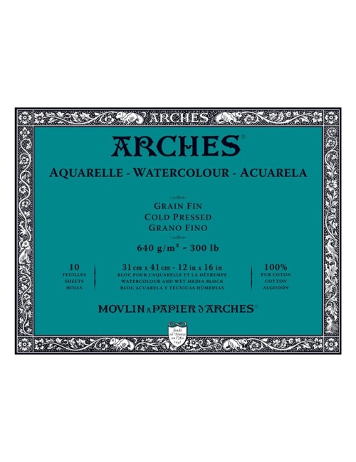 Arches Aquarelle block fine...