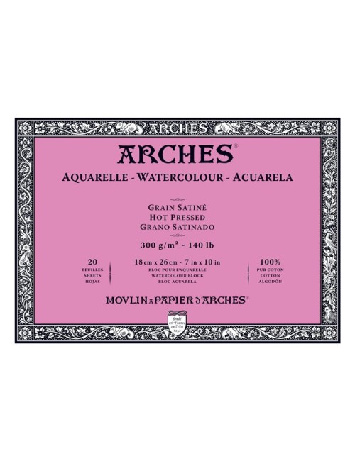 Arches akvarellblock satin...