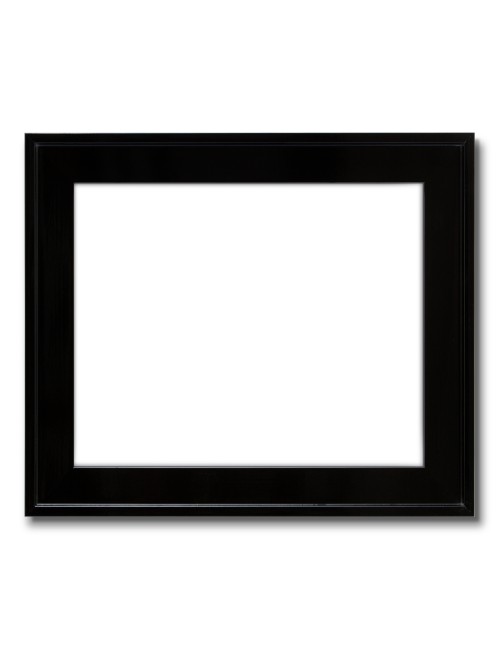 Black lacquered Domino frame