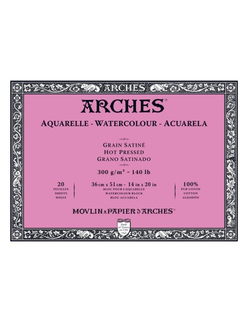 Arches akvarellblock satin...