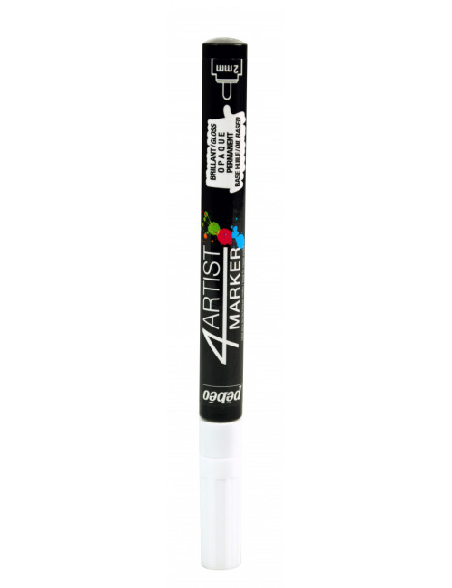 4ARTIST MARKER markör 2mm vit